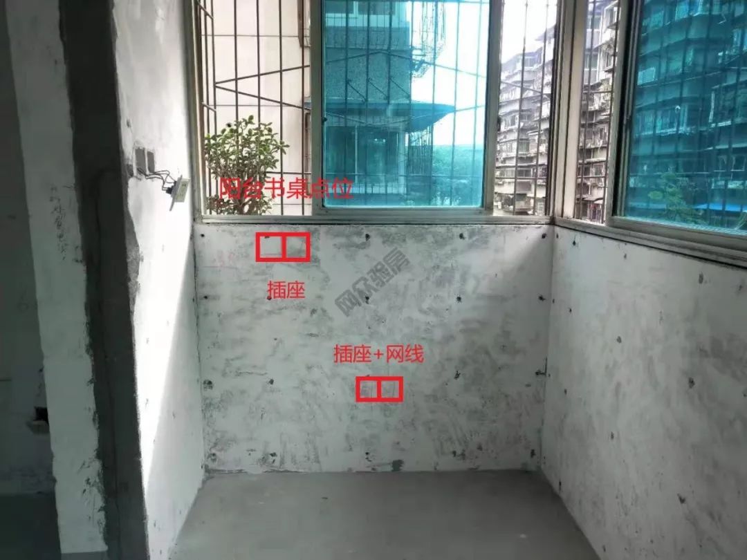 监理_阳台书桌区电路点位 监理_阳台书桌区电路点位