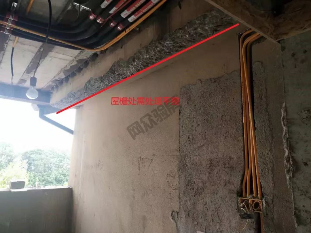 监理_二楼楼梯过道屋檐待修砌平整 监理_二楼楼梯过道屋檐待修砌平整